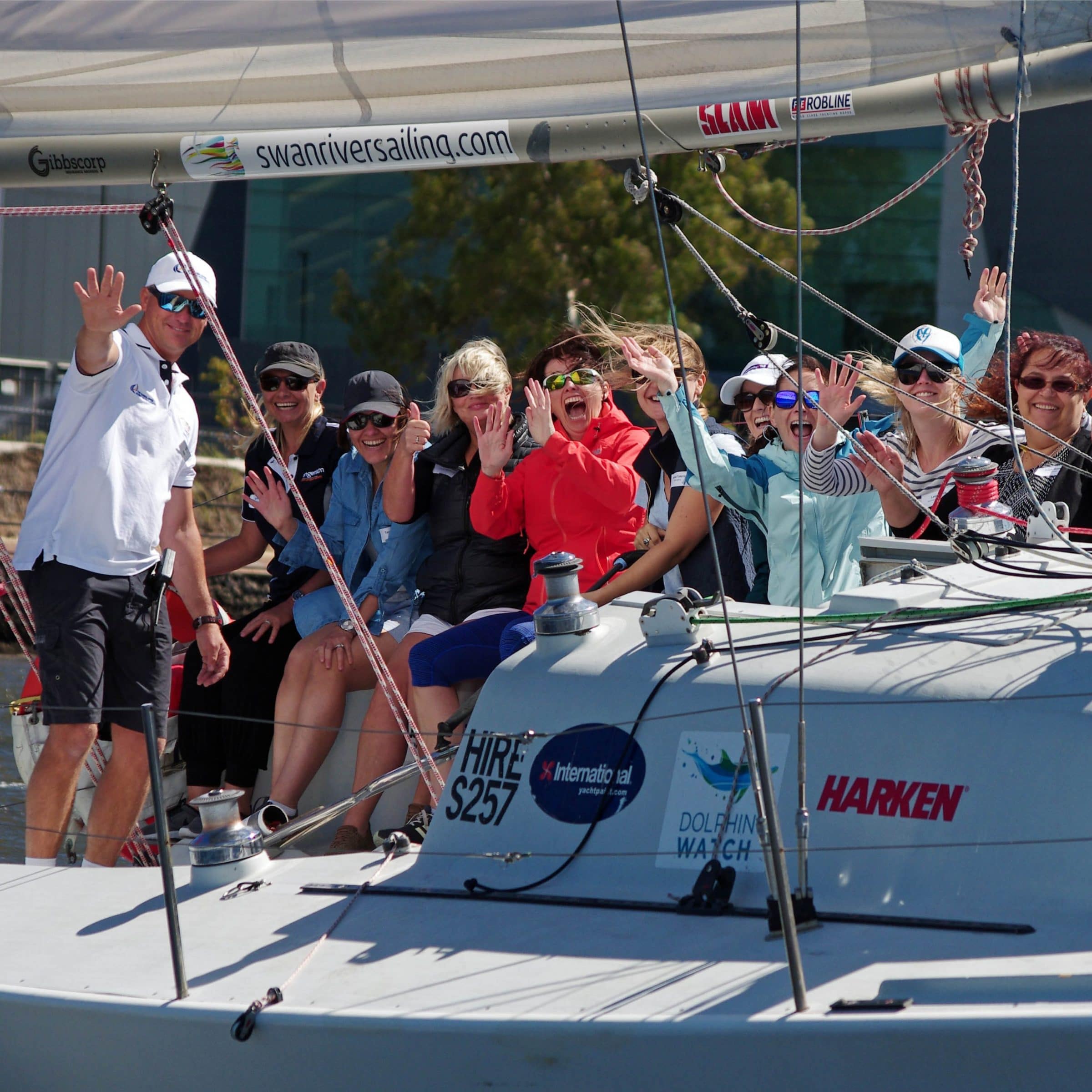 corporate sailing charter with swan river sailing in perth