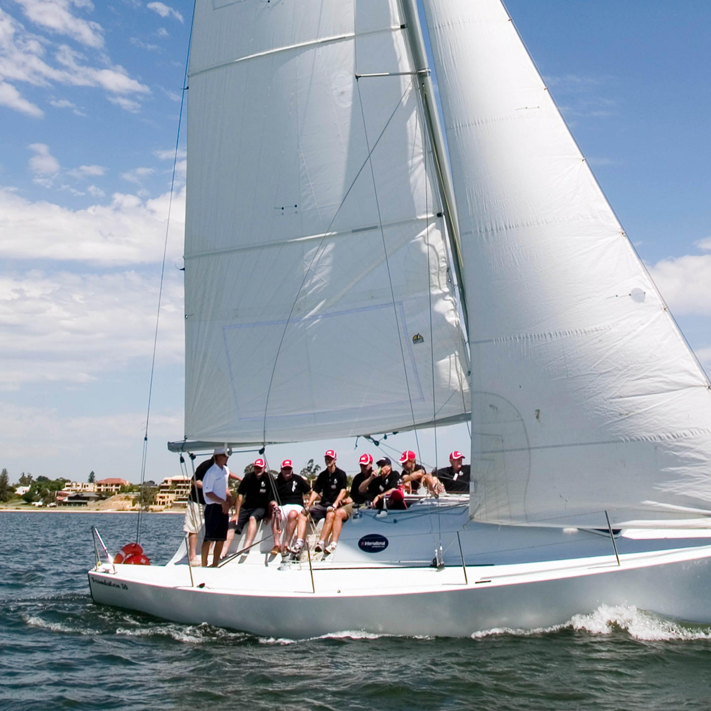 corporate sailing charter with swan river sailing in perth