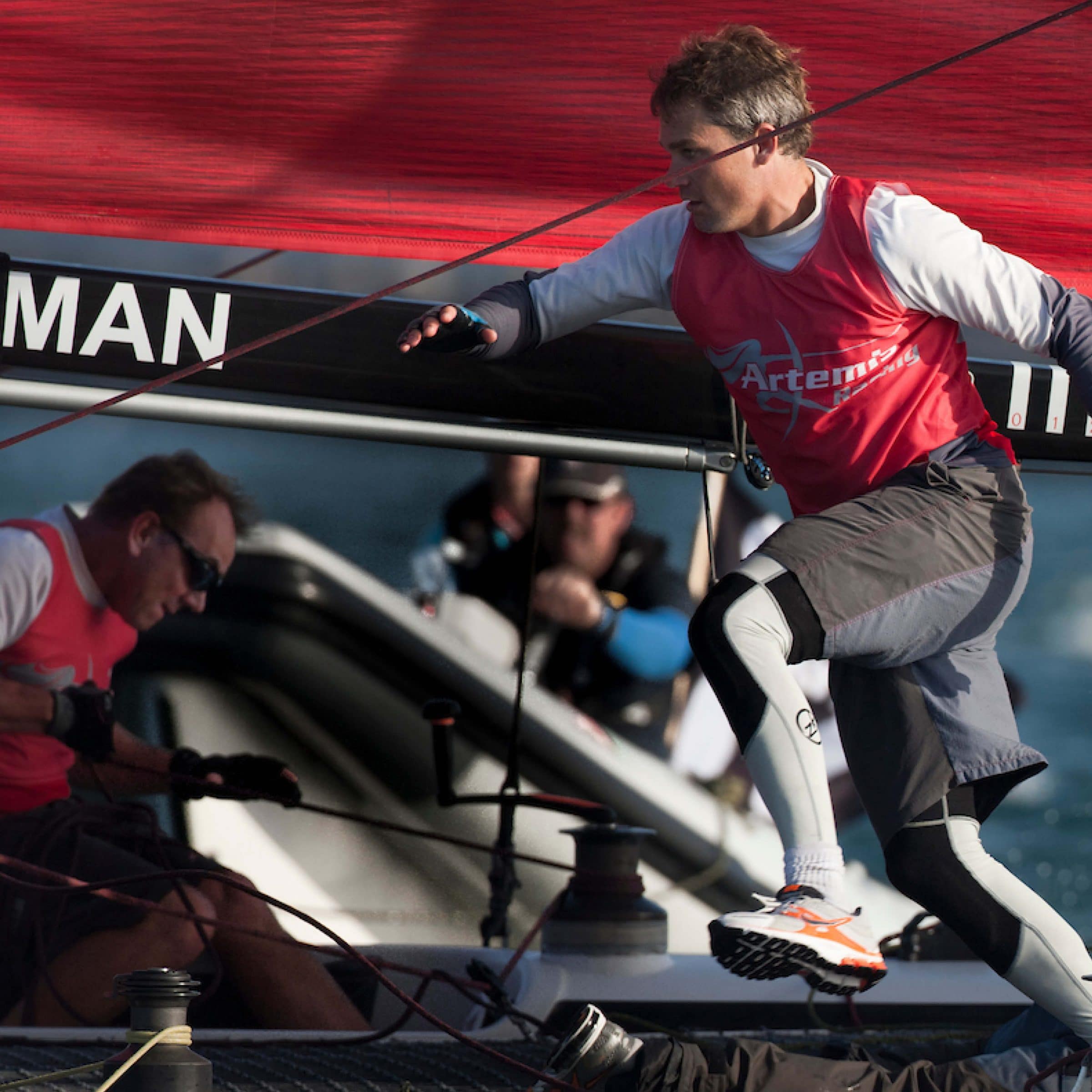 andy fethers americas cup sailor and exective officer of swan river sailing for team building programs